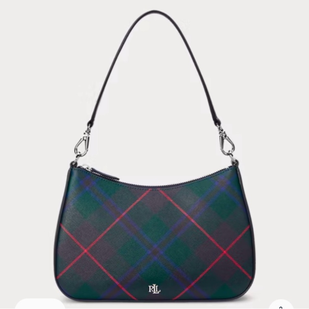 Ralph Lauren Plaid Medium Danni Bag BNWT